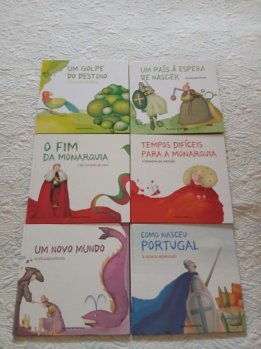 Coleção Livros Infantis História de Portugal (6 Livros)