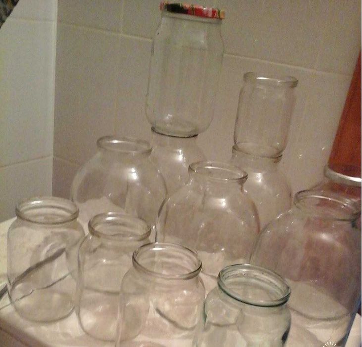 Банки для консервації  скляні 0, 5 л Б/У