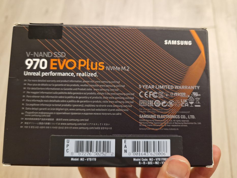 SSD  970 EVO Plus 1 TB Samsung (novo, caixa selada)