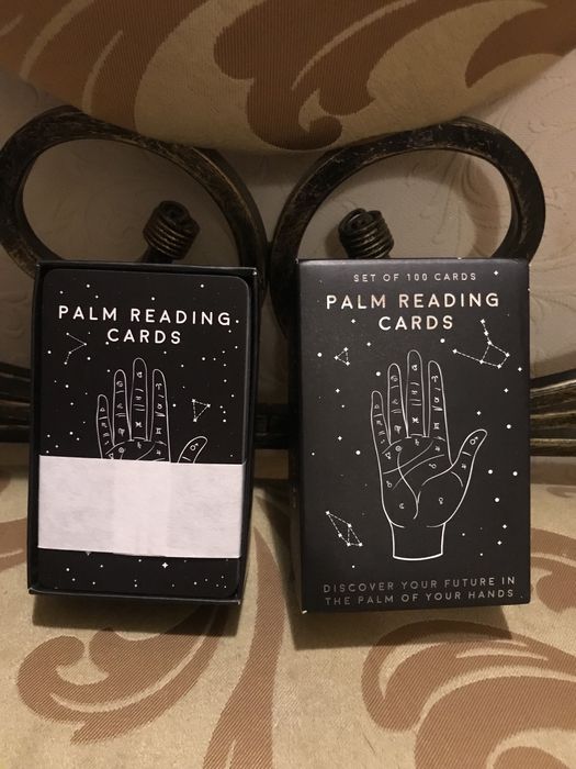 Гадальные карты на английском яз. для предсказания будущего по ладони