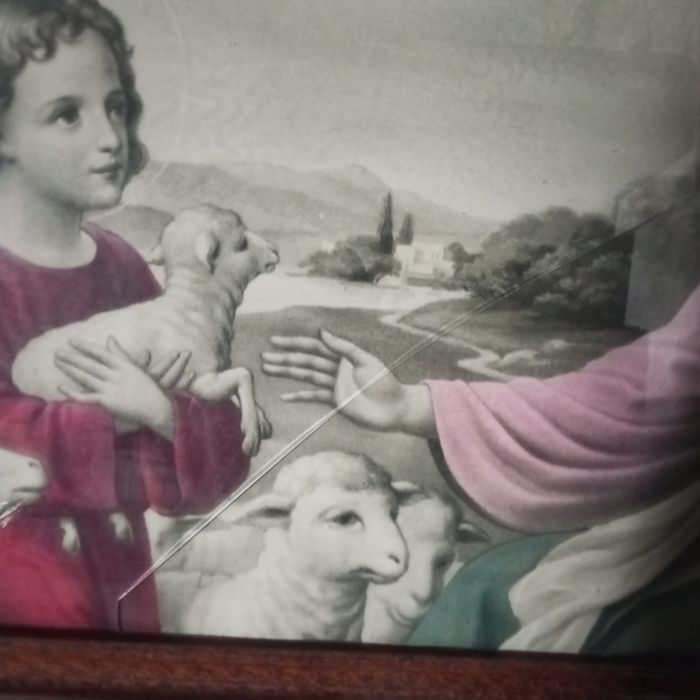 Stary obraz Świętej Rodziny