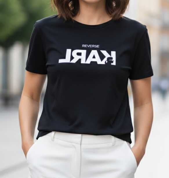 Oryginalny T-Shirt Karl Lagerfeld