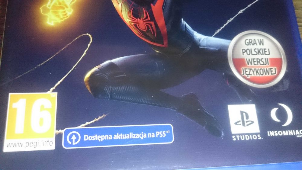 Spiderman Miles Morales ps4 POLSKA playstation 4 lego minecraft