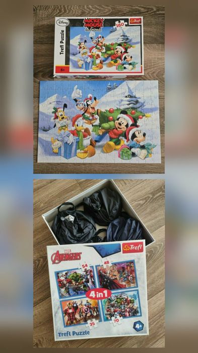 Пазлы Trefl Puzzle 4+: Mickey Mouse и Marvel Avengers