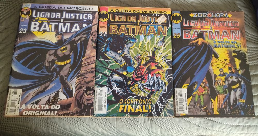 Liga da Justiça e Batman Nrs 23 24 e 25