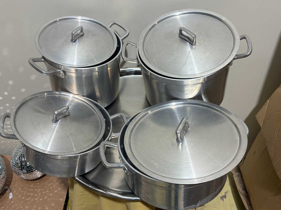 Conjunto de tachos de alumínio - Qtd. 1 Und.