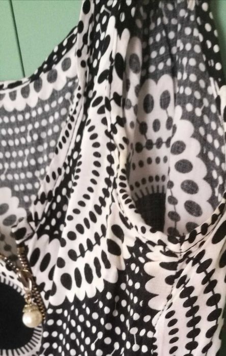 Kombinezon czarny biały XL/XXL