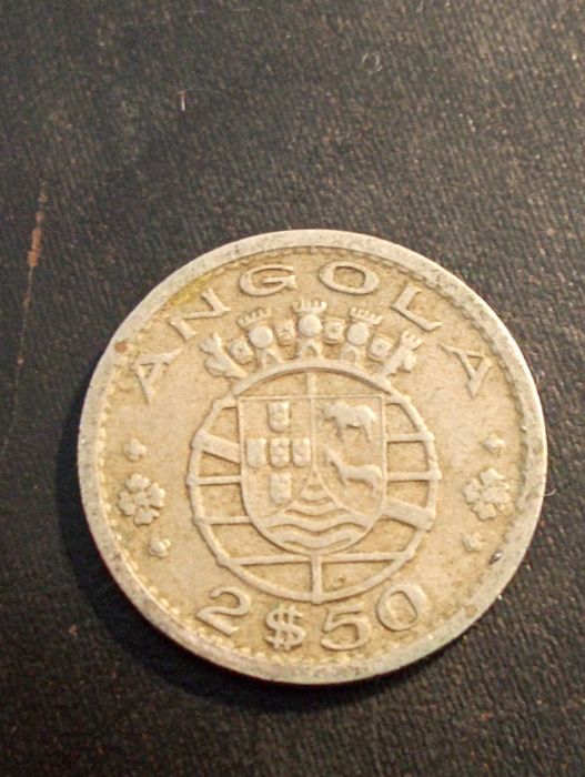 moeda de 2,5 escudos - Angola	1967	-Cupro Niquel - Bela MBC+*