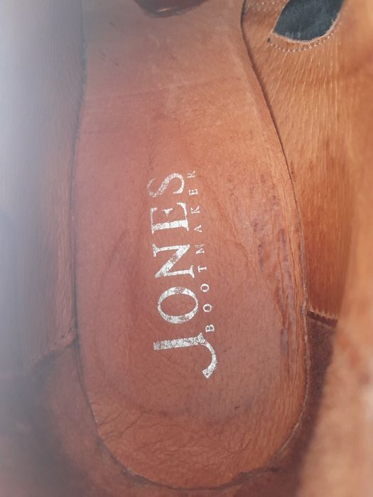 Czarne skórzane botki Jones Bootmaker 37 37,5