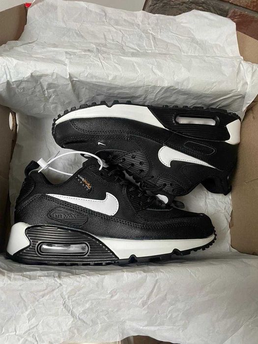 !!WOW!! Nike Air Max 90 Surplus Black White 36 37 38 39 40 41 42 43 44