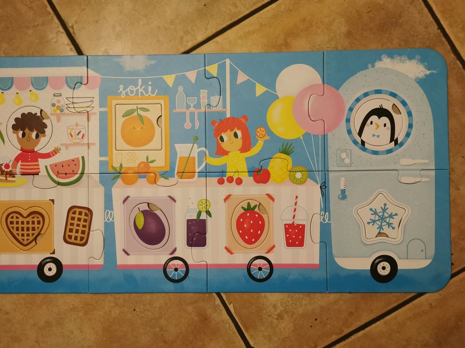 Puzzle lody czuczu dla dzieci 2+