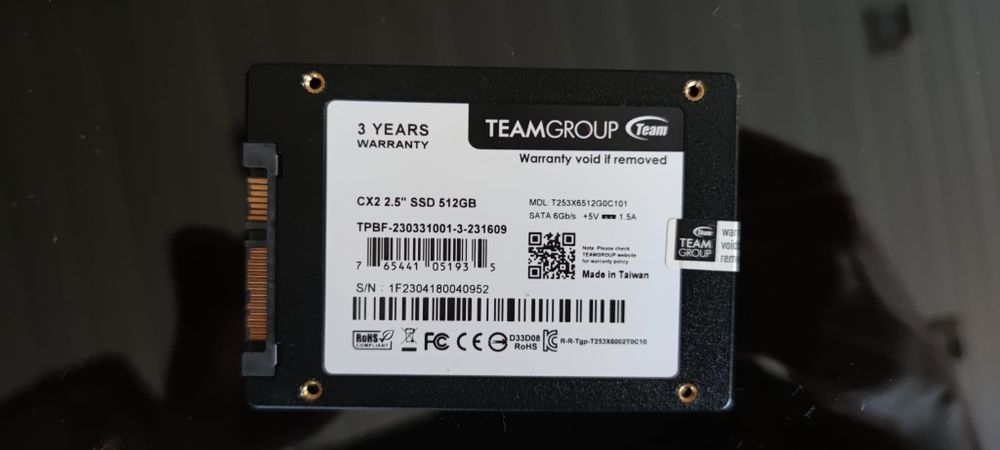 Ssd tem grupo 512gb 2.5 sata CX2
