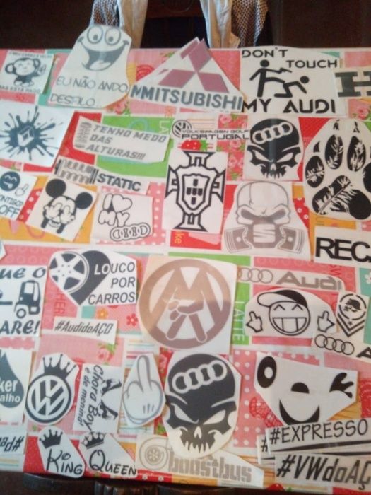 Autocolantes / stickers  Tunning, carros , motas .em stock para despac