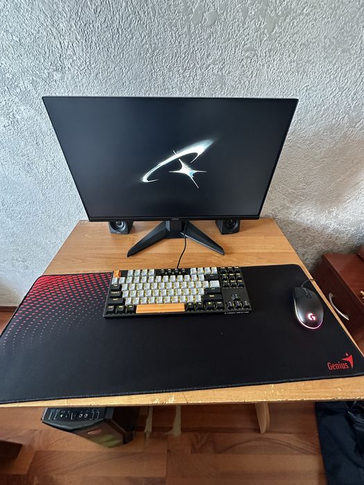 Готове ігрове місце під ключ! Монітор 180Гц, ПК, Миша, Вуха, Клава