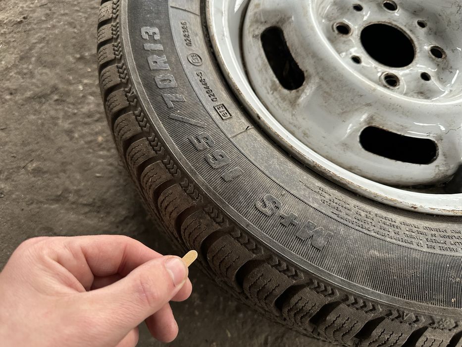SAVA ESKIMO S3+ 165/70R13 з дисками 4шт зима 5.5 мм  лада девʼятка