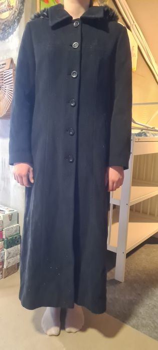 Sprzedam plaszcz cieply rozmiar 42, wełna i kaszmir