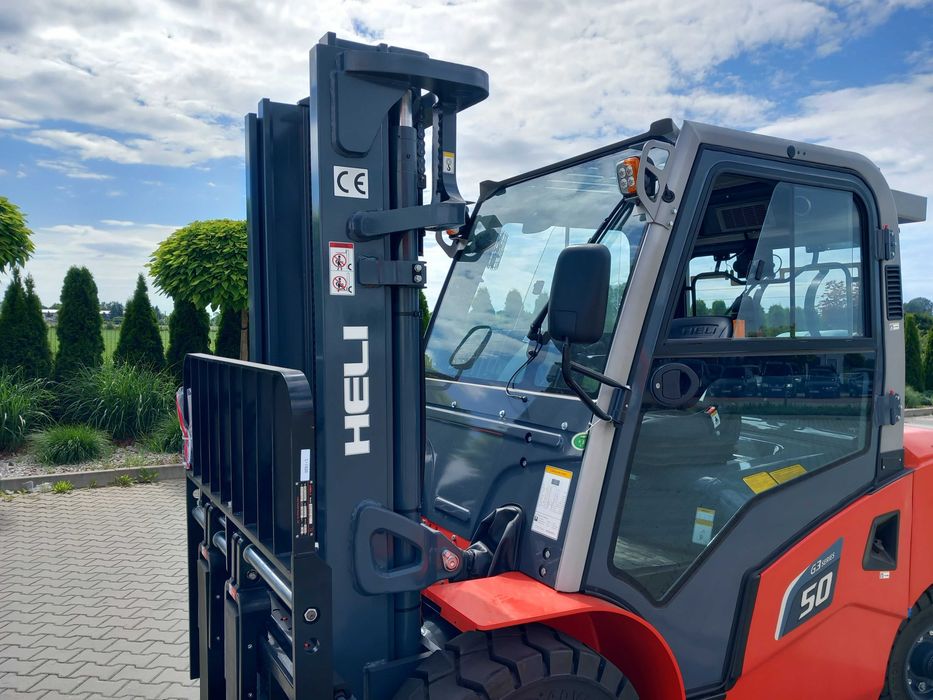 Wózek Widłowy Spalinowy Heli 5,0T Maszt 5,0M Triplex LPG *2025-03*