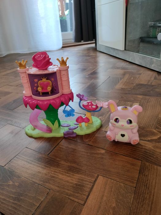 Duży zestaw Polly pocket miś, lama, koala