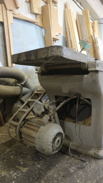 Станок фуговальный, строгальный СФ-4, литой, СССР