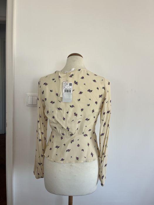Camisa flores Mango