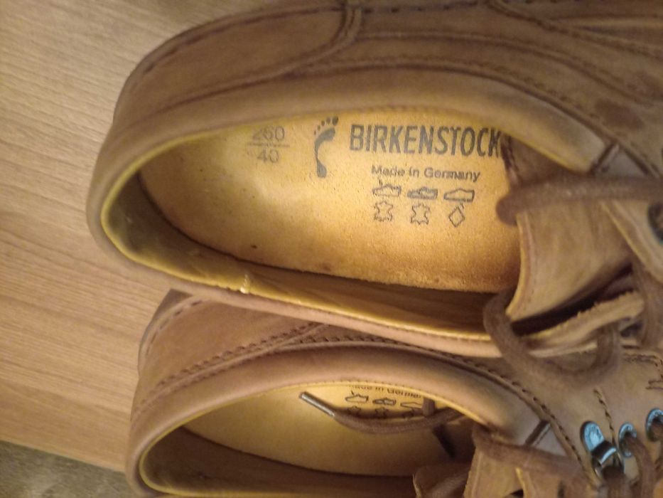 Мужские Топсайдеры мокасины ботинки полуботинки Birkenstock р. 40.