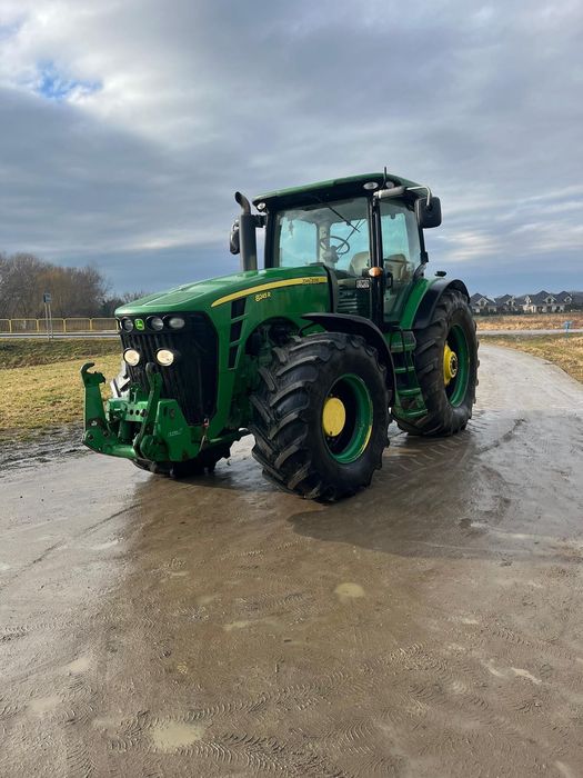John deere 8245r bez tls uszkodzony silnik