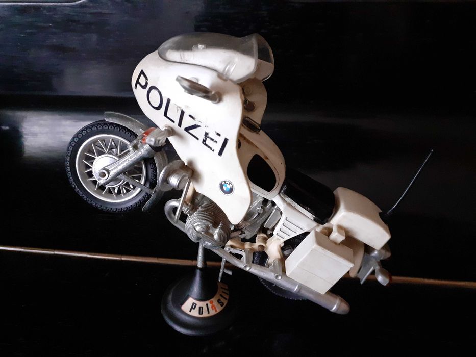 Moto da Polícia BMW R/75 -5 da Polistil (Vintage)