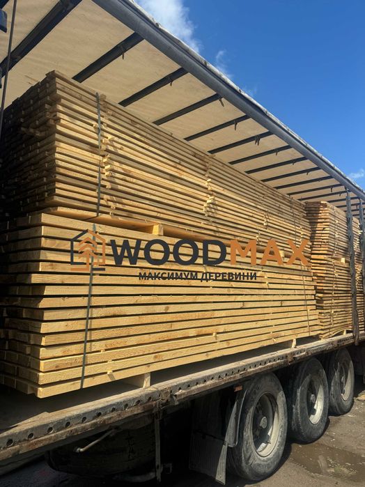 Пиломатеріали, брус, рейка, обрізна дошка 30х200х4 з доставкою