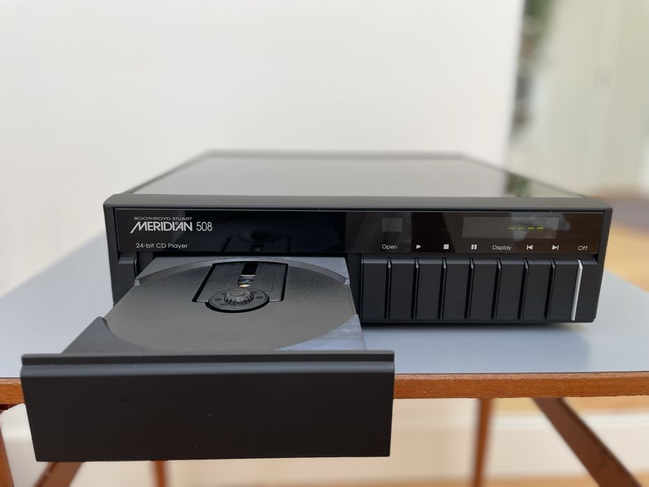 Meridian 508.24 - Leitor de CD, Excelente Estado com Comando Original