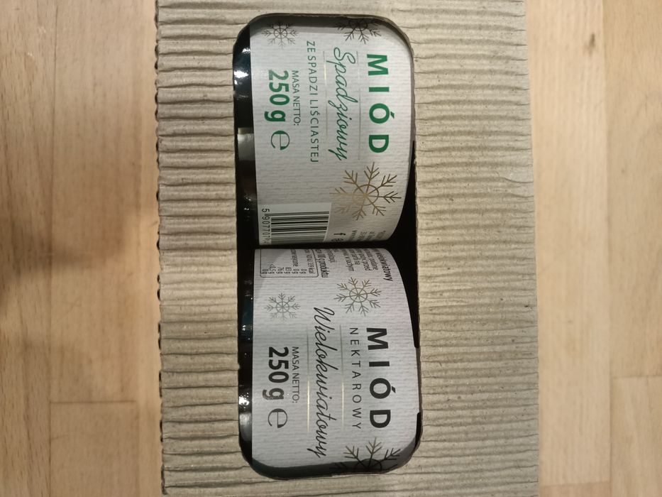 Komplet miodów - spadziowy i wielokwiatowy