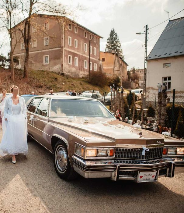 Cadillac Deville 1978 auto okolicznościowe, do ślubu, ślub wesele