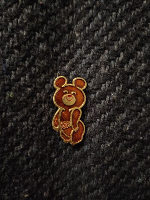Przypinka Miś igrzysk olimpijskich (1980 rok, Moskwa)