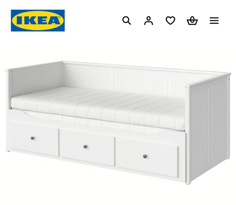 Кушетка ліжко трансформер Ikea HEMNES розсувне