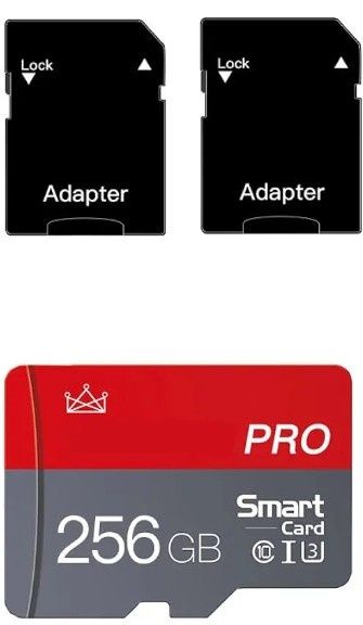 Карта пам'яті microSD 256ГБ з адаптером