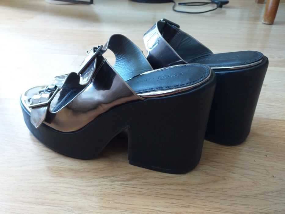 Srebrne klapki asos " 5 "