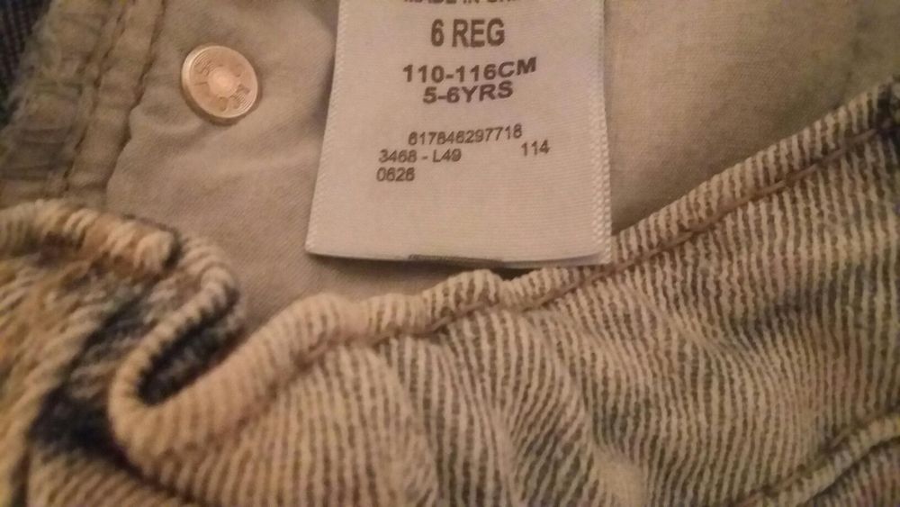 Levis spodenki dla dzieci 5-6 lat 110/116 cm ubranka