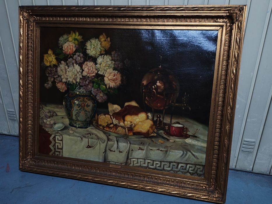 Quadro Albino Cunha 1915 - Óleo sobre tela
