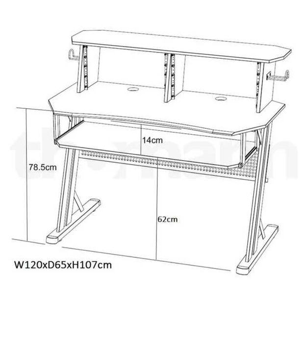 Millenium SD-120 B StudioDesk