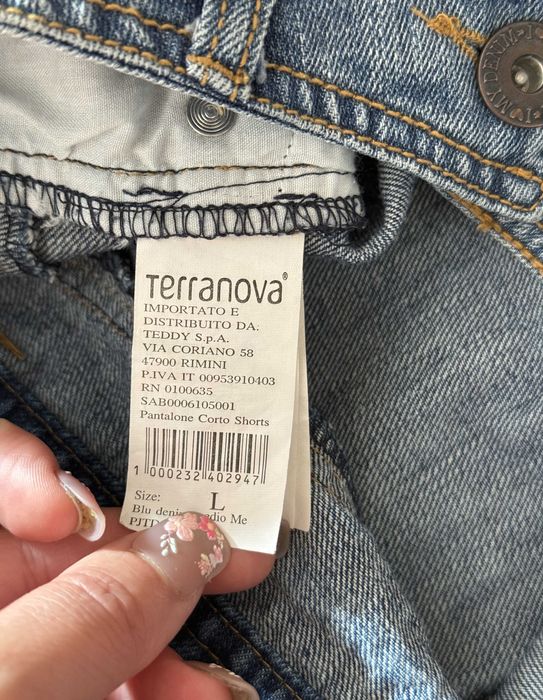 Spodenki krótkie jeansowe damskie niebieskie L/40 Terranova