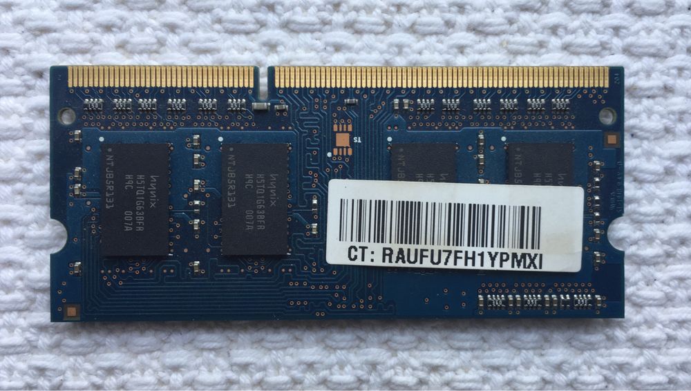 Оперативная память ОЗУ DDR3 1 Гб для ноутбука