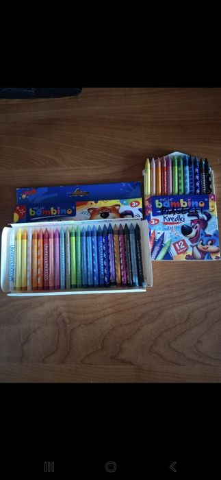 Kredki bambino nowe