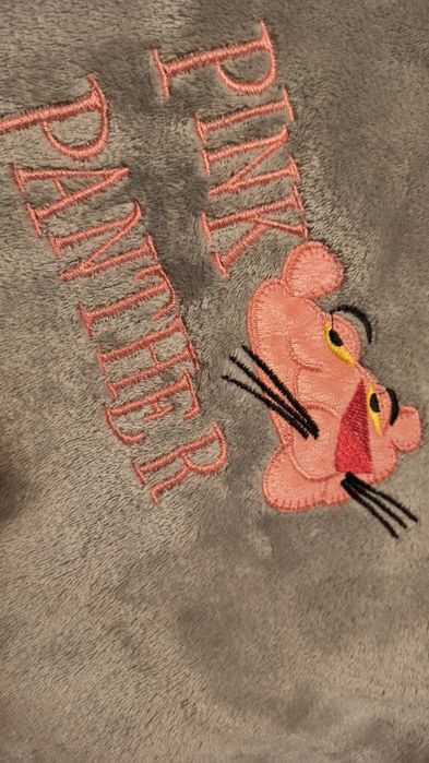 Piżama puszysta soft plusz M 38 milusia dres Różowa pantera