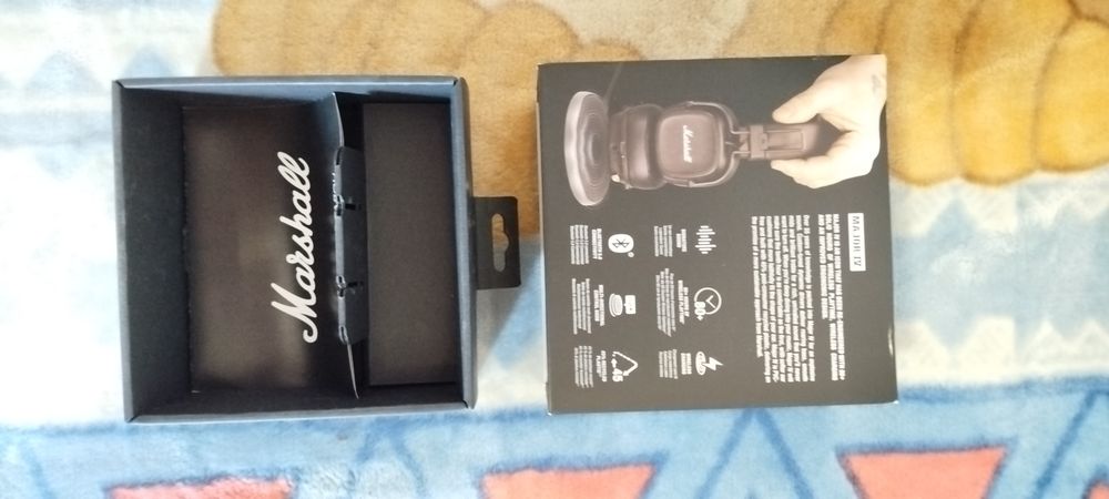 Продам оригинальные наушники marshal major |V в отличном состоянии.  Bluetooth 5.0 — АКБ до 80 часов работы