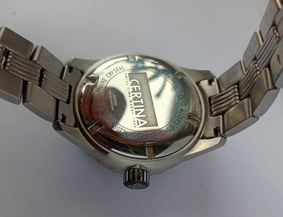 Zegarek Certina DS Blue Ribbon diver helium Valve 330m vintage