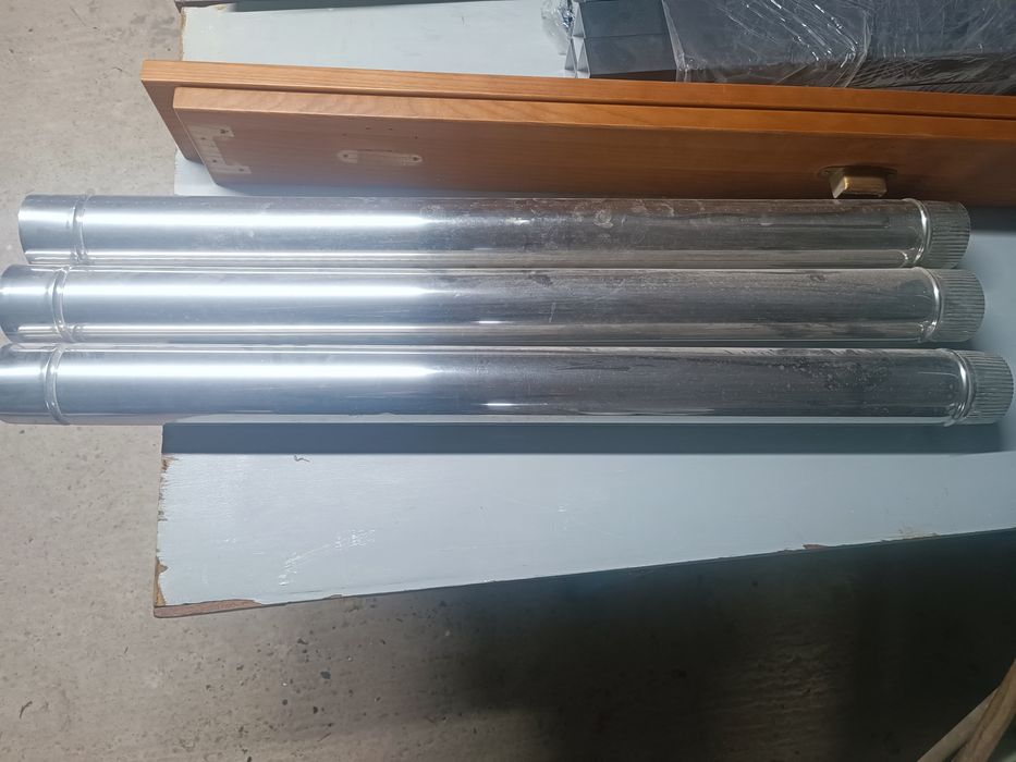 Tubo inox 80 Pellets