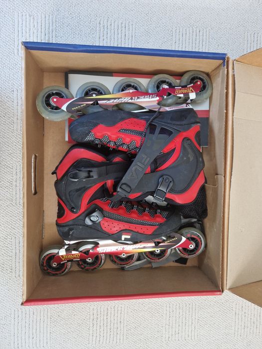 Rolki FILA FM 100 z szyną Verducci