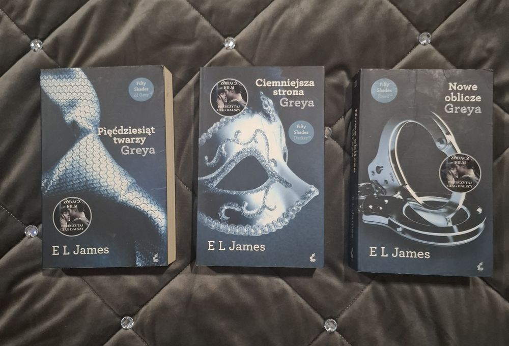 50 twarzy Greya E L James 3 tomy