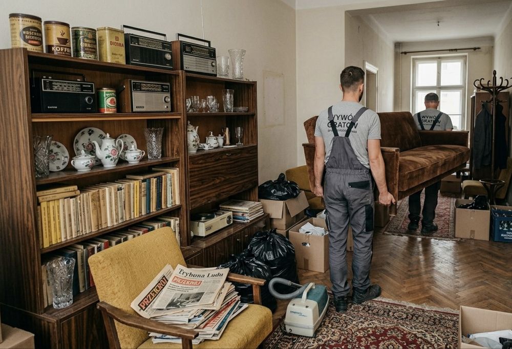 Opróżnianie mieszkania wywóz mebli i gratów- Warszawa