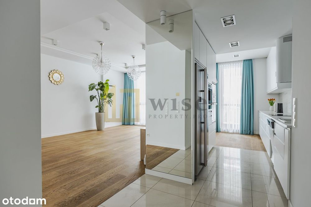 Luksusowe mieszkanie 114,28 m2, 2 ogródki, Wilanów