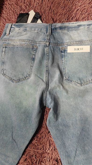 Jeans Zara Man 1975 azul claro tamanho 42